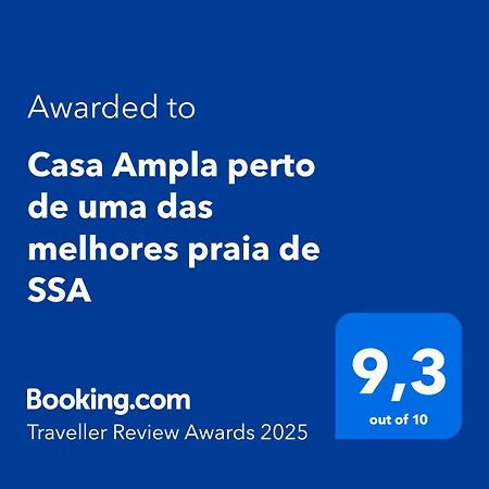 Casa Ampla Perto De Uma Das Melhores Praia De Ssa Salvador Bagian luar foto