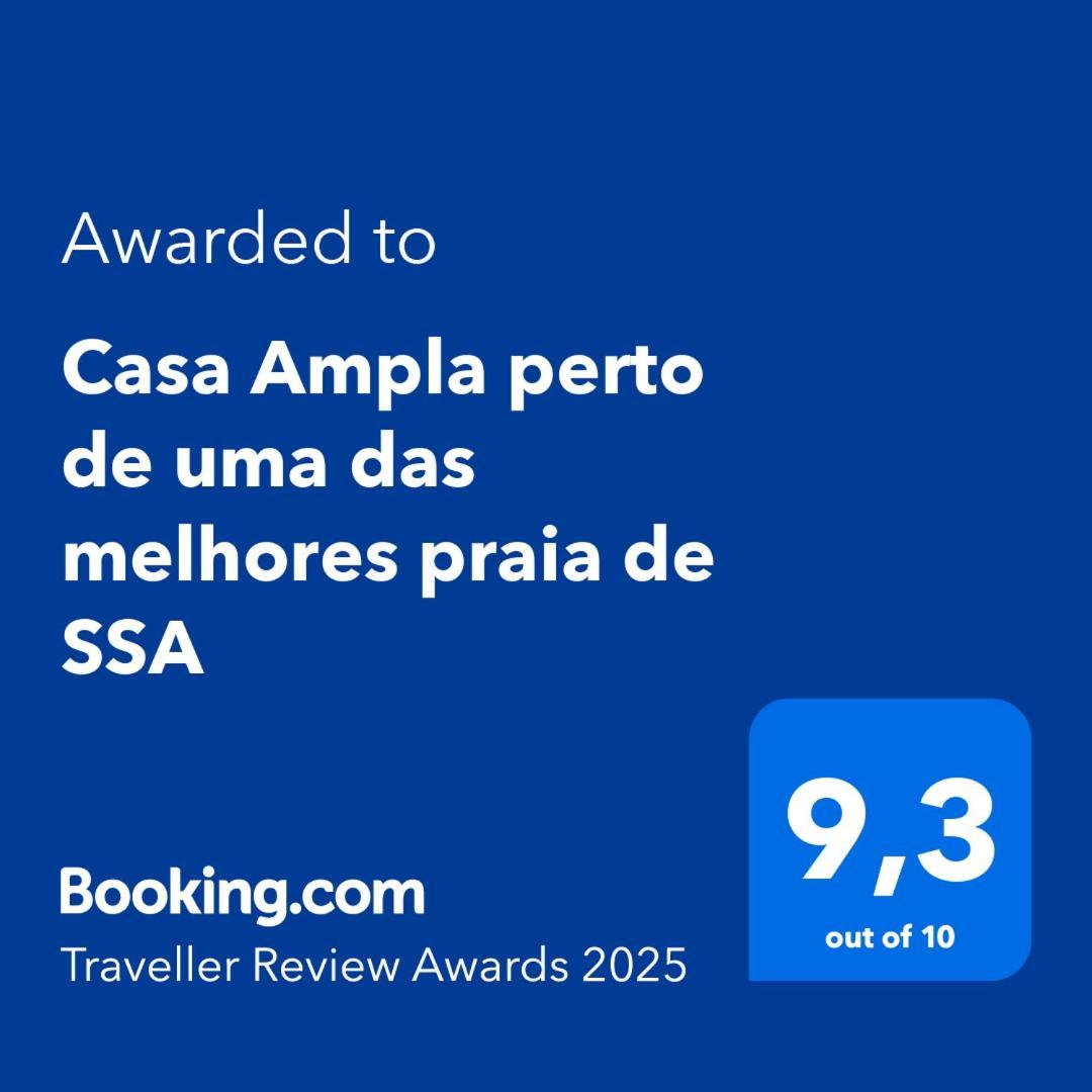 Casa Ampla Perto De Uma Das Melhores Praia De Ssa Salvador Bagian luar foto